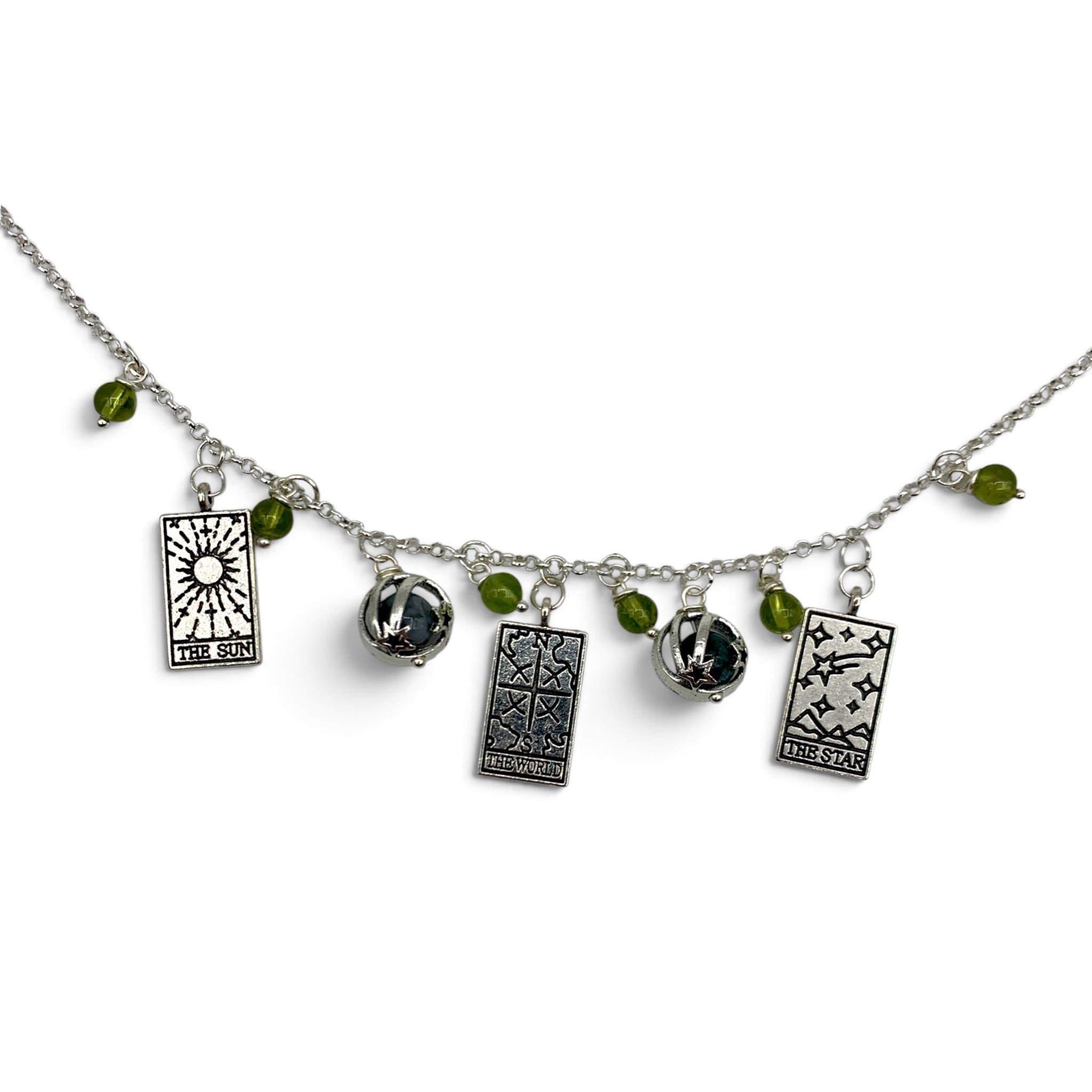Necklace - The World Tarot Charm $80